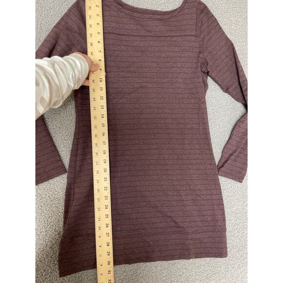 Carve design Stretch‎ Knit Dress Long Sleeve Women Size Sm small maroon purple - Picture 3 of 7